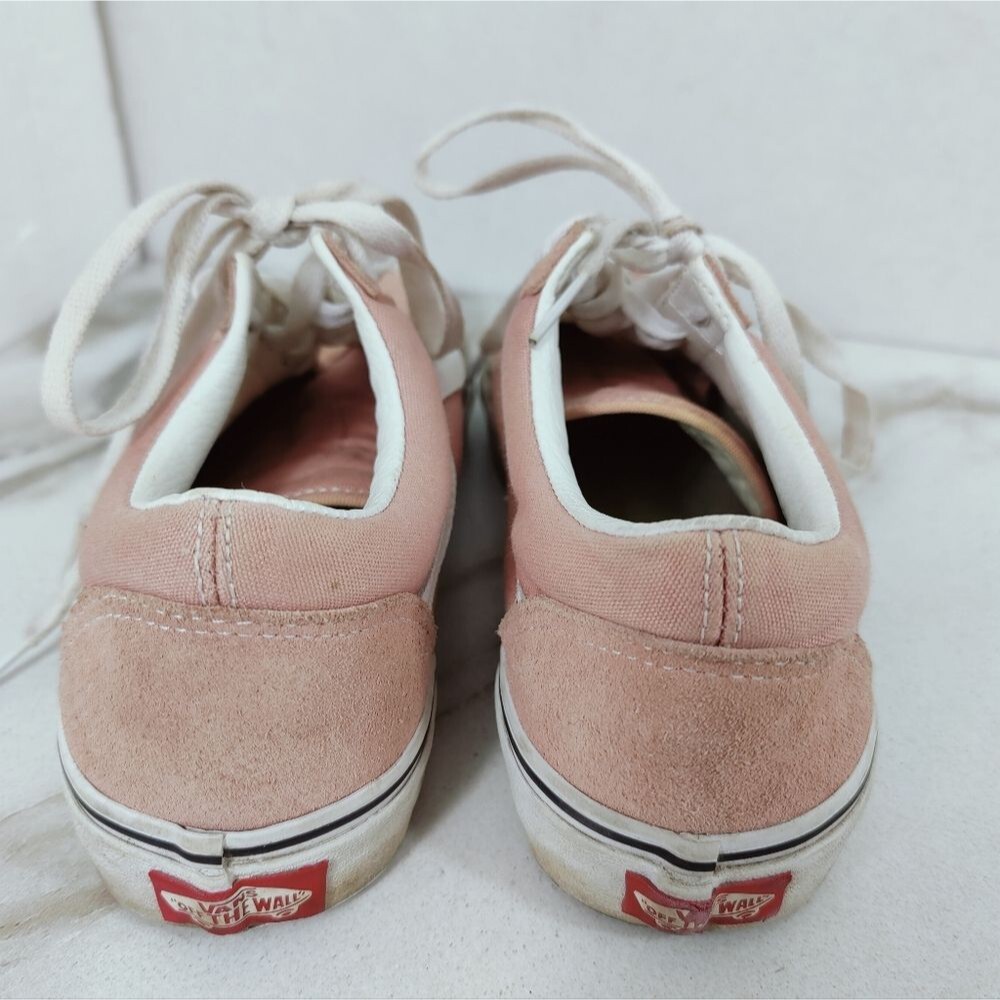 Vans Old Skool Low Pink Suede Sneakers Skate Shoes, 6.5(M) 8(W) - Picture 6 of 11